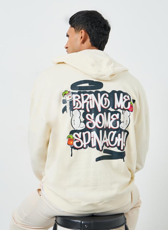 ستايلي هودي بطبعة شخصية باباي بقصة واسعة - Image 1